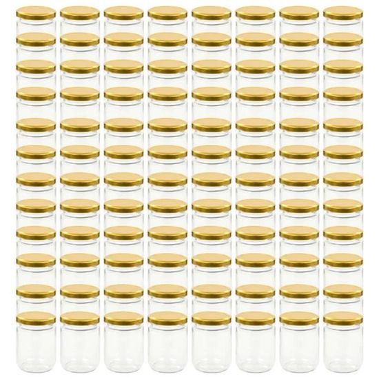 Nutley's Lot De 90 Petits Bocaux à Confiture En Verre 100 Ml Pas Cher