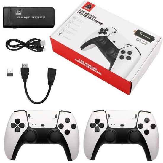 Console De Jeux Rétro Avec 20 000+ Jeux Classiques – 2 Manettes Sans Fil, HDMI Plug & Play – Cadeau Famille, Anniversaire, Noël