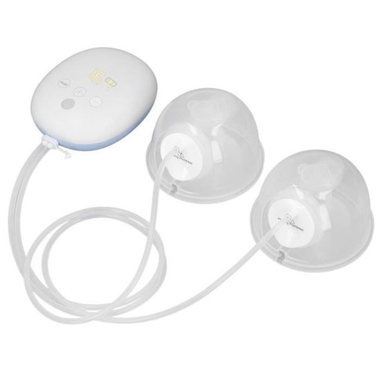 keenso Tire-lait portable double Tire-lait électrique portable silencieux 16 force d'aspiration empêcher le reflux Double pompe