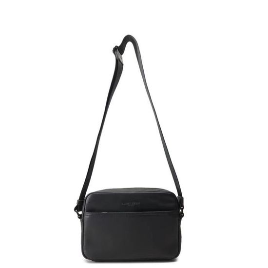 Sacoche Cuir Lancaster Soft Vintage Homme 320-33 Noir Rouge - Cdiscount Bagagerie - Maroquinerie