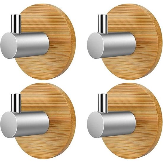 Patère Murale KARA En Acier Inox Brossé - Crochet Unique Robuste Et Design Moderne Junker