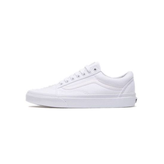 Vans cuir blanche cheap femme