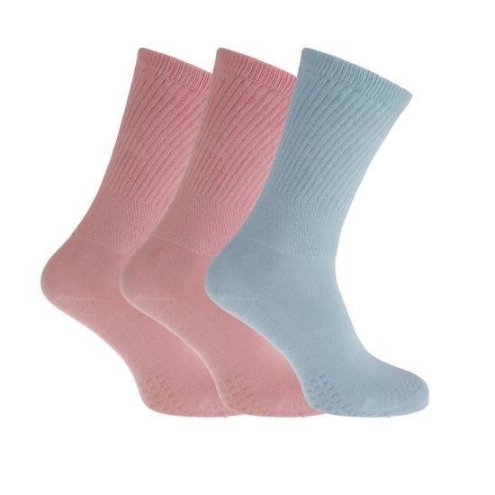 Chaussettes confort diab tiques extra larges 3 paires Femme