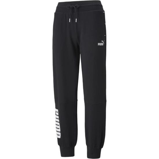 Jogging femme Puma Power Colorblock noir Noir Cdiscount Prêt-à