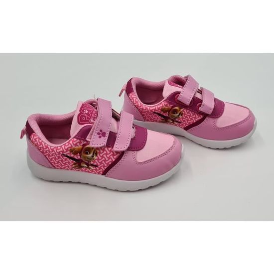 Baskets PAW PATROL Pat Patrouille Stella Rose Scratch Fille Taille 24 31 Rose Cdiscount Chaussures