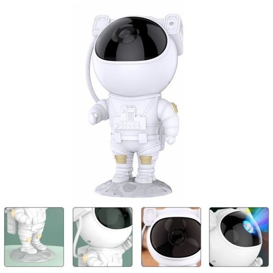 1pc astronaute Modélisation de la projection Lumière USB Lampe Light Projection pour fête en plein air veilleuse securite bebe