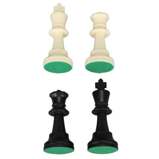 32 Pièces D'échecs Or Et Argent - Hauteur Roi 4,9 Cm - Résistantes à L'usure - Parfait Voyage Ou Famille