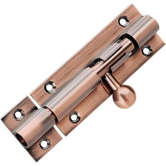HuiYing-Serrure à Loquet à Bouton-poussoir pour Armoire de Porte Chrome