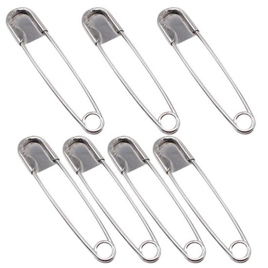 Lot De 6 Épingles De Sécurité Géantes 5 Pouces (12.7 Cm) En Acier Inoxydable - Robustes