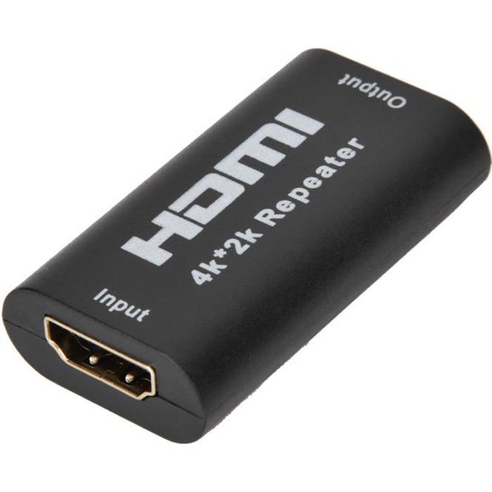 Adaptateur de répéteur 40M d'amplificateur de signal de 4K * 2K HDMI femelle à femelle