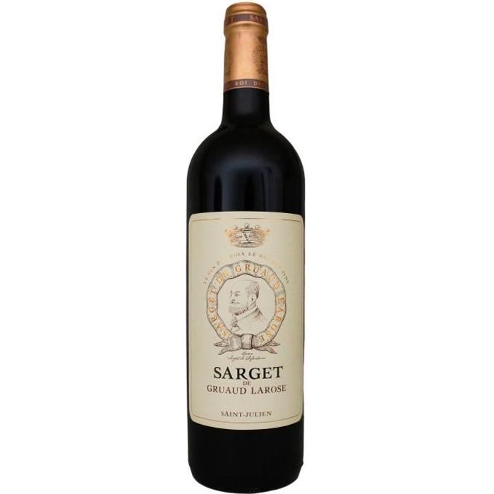 Sarget de Gruaud-Larose, 2ème vin de Château Gruaud-Larose, 2ème cru Saint-Julien (Bordeaux), 2016 - Vin Rouge