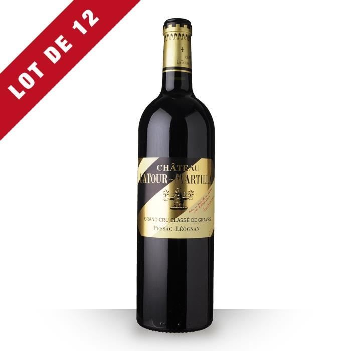 12X Château Latour-Martillac 2014 Rouge 75cl AOC Pessac-Léognan - Vin Rouge