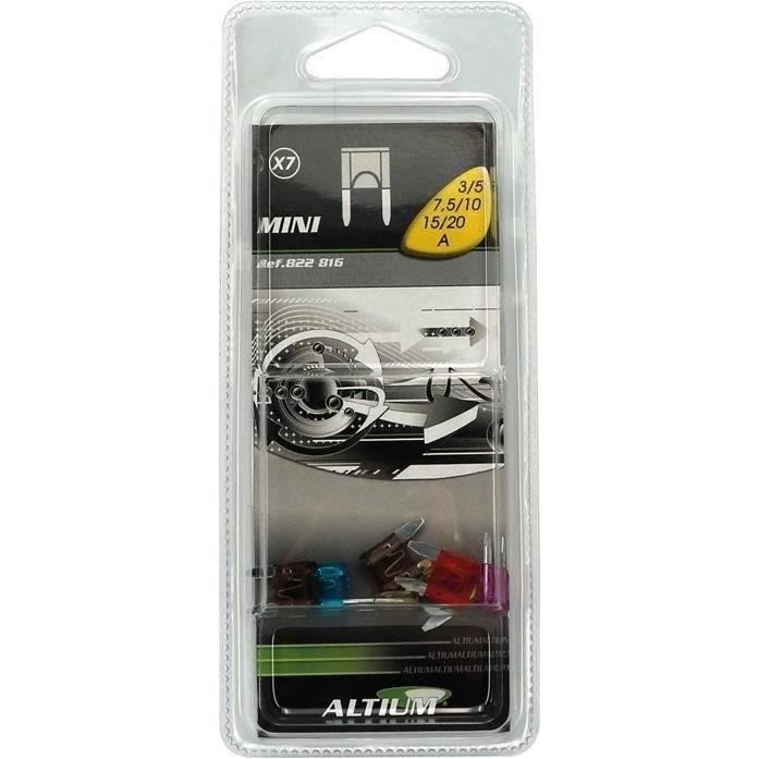 Assortiment de 7 mini fusibles