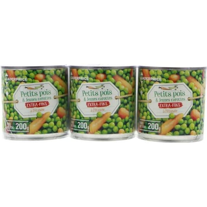 Petits Pois et carottes x3 - 390g