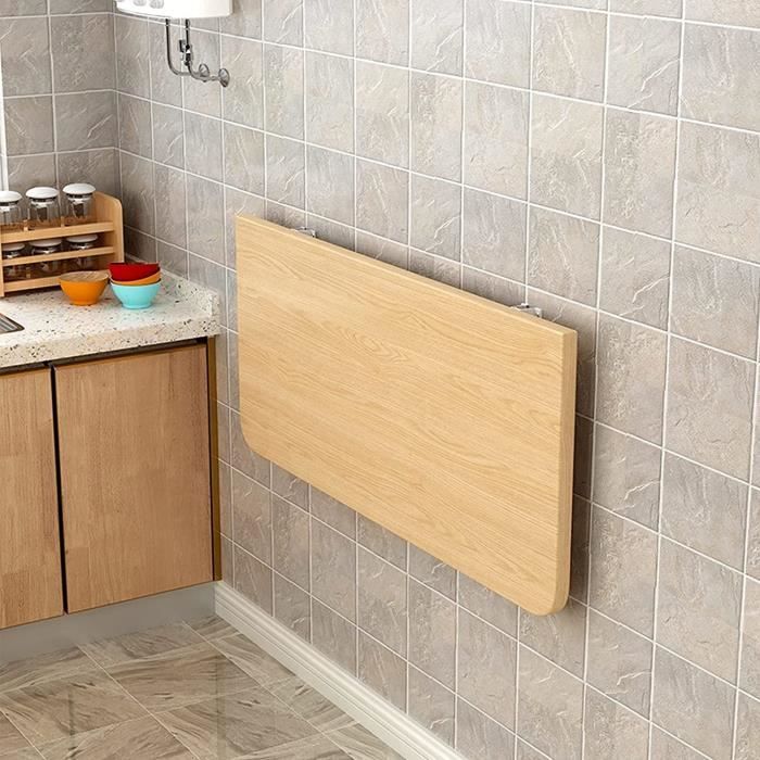WYFZT Table Murale Pliante Rabattable pour Cuisine Exterieur, Petite Pliable Table Goutte Table à Manger, Bureau pour Maison Gar31