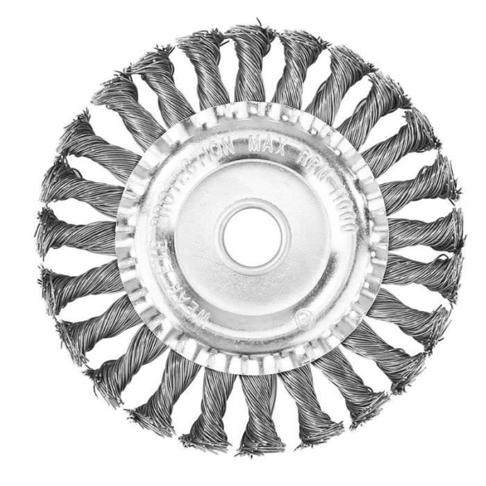 Plaque de désherbage de dépoussiérage de coupeur de brosse d'herbe de tête de coupe fil en acier de 125mm pour la longue durée de