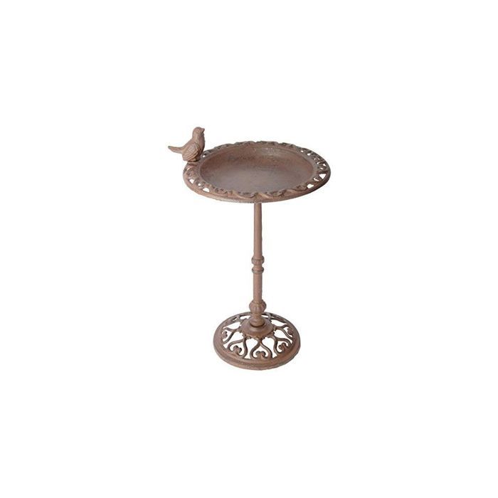 Esschert Design Baignoire pour oiseaux 22,5 x 22,5 x 38,5 cm