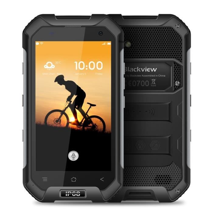 Blackview BV6000 Smartphone 4G Tri-proof 3GB + 32GB Android 7.0 Noir