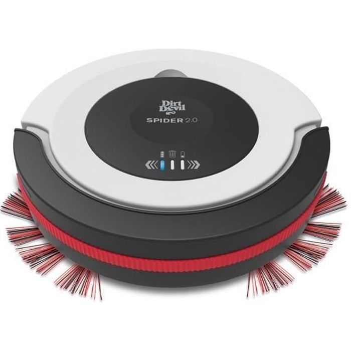 Robot Aspirateur Dirt Devil SPIDER 2.0 M612 - Blanc