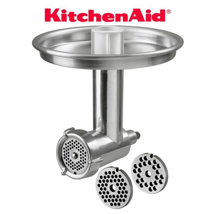 Hache-viande Alu 3 grilles Kitchen Aid