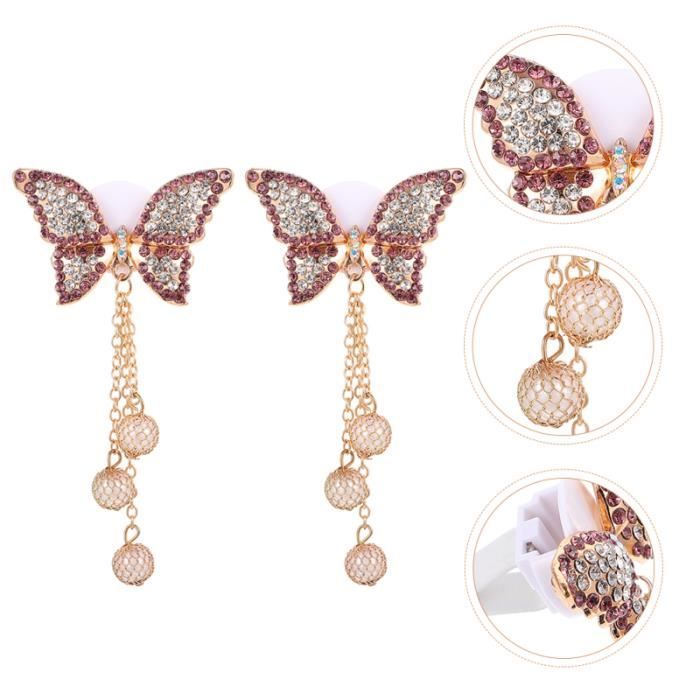1pc délicat voiture aromathérapie pendentif évent papillons parfum desodorisant auto - parfum auto confort conducteur passager