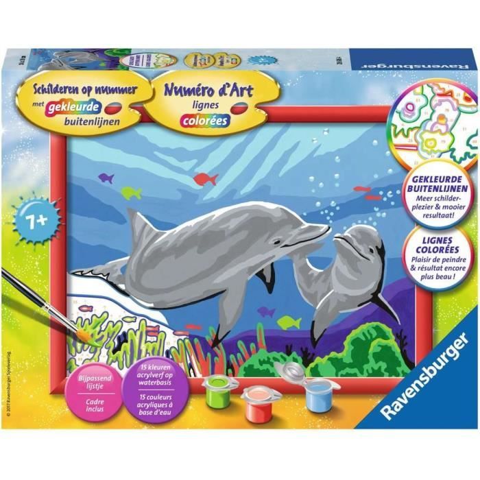 Ravensburger Numéro d´Art® Dauphins