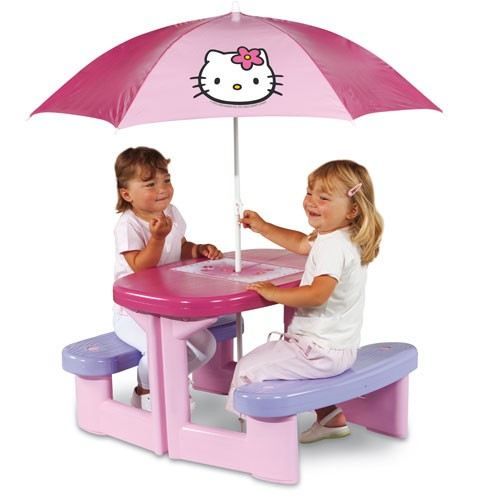 HELLO KITTY Table Pic Nic + Parasol