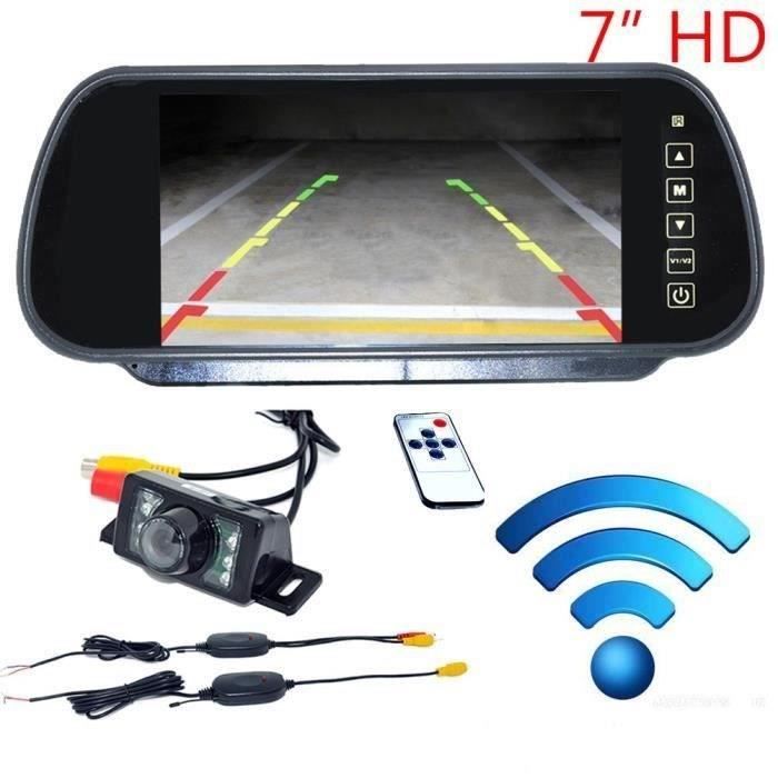 TD® Kit de Caméra de Recul Sans fil voiture Bus Camion vue arrière kit 7\