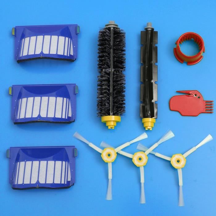 10PCS Brosse Outil Remplacment Pour iRobot Roomba Série 600 Aspirateur