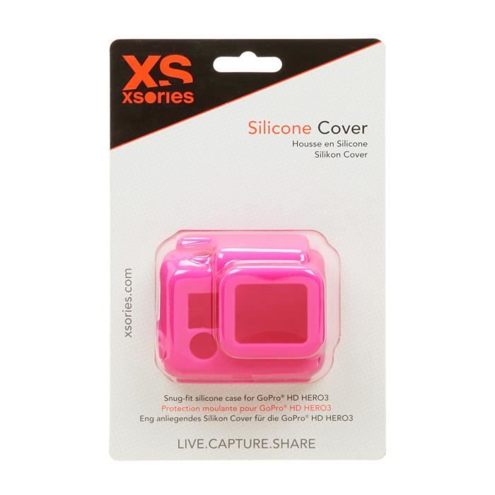 XSORIES Housse en Silicone pour GoPro HD HERO3 - Rose