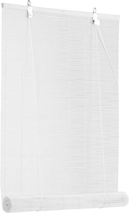 Store En Bambou Naturel 65x200 Cm - Rideau Enrouleur Pour Terrasse, Fenêtre, Porte