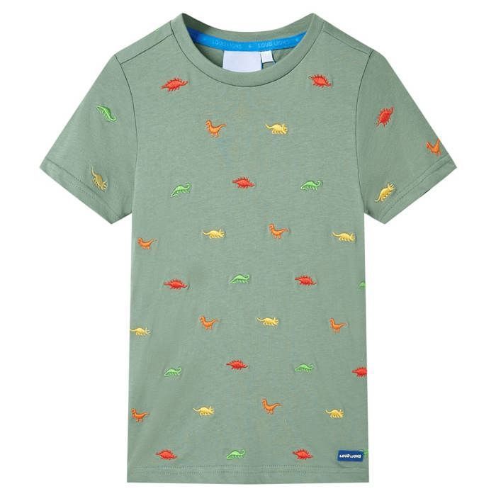 T-shirt pour enfants avec manches courtes kaki 92/104/116/128/140 T-shirt pour enfants avec manches courtes kaki 92/104/116/128/140