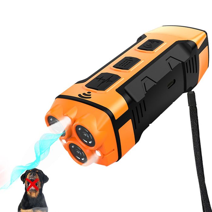 Comparer les prix de INN Anti aboiement chien ultrason 3 en 1 450mah 3 vitesses réglage type-c anti-aboiement avec laser et lampe de poche et des