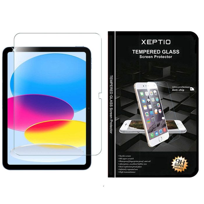 Protection écran Verre Trempé IPad 11e Génération 2025 / 10e Génération 2022 - 2 Pièces - Dureté 9H Anti-rayures