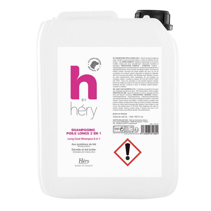 Shampoing pour chien à poil long Héry HBH Shampoing pour chien à poil long Héry HBH
