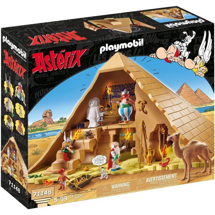 Jeu de construction - Playmobil Asterix - Pyramide des Pharao - 3 ans et plus - Plastique - Mixte