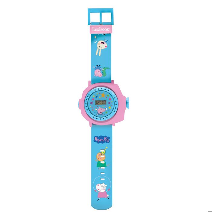LEXIBOOK Montre enfant Peppa Pig – projection 20 images messages codés bracelet réglable LEXIBOOK Montre enfant Peppa Pig – projection 20 images messages codés bracelet réglable