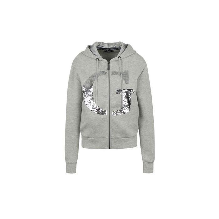 SWEAT-SHIRT ENFANT À CAPUCHE SLAM KIDS - Gris chin imprimé et
