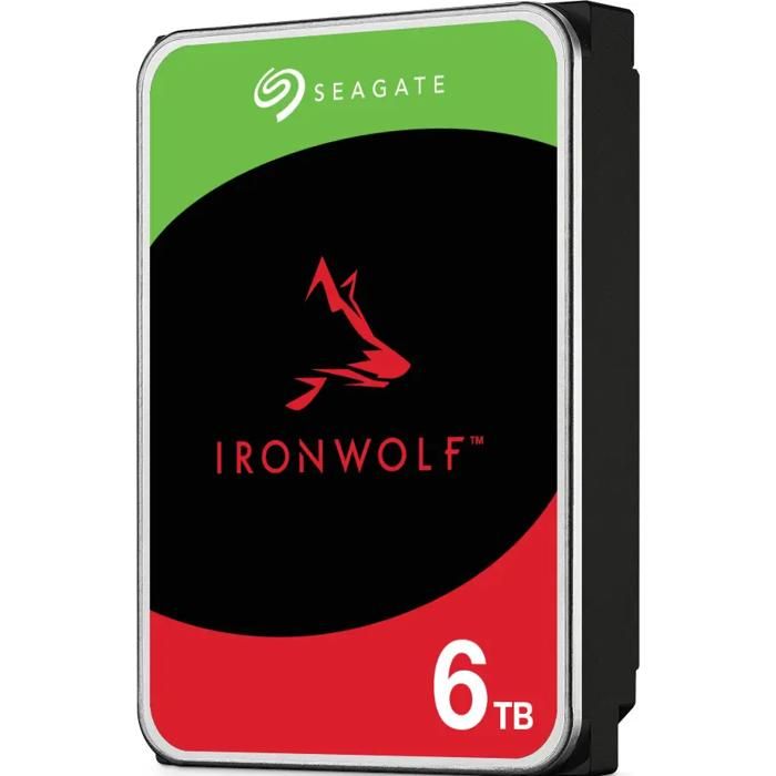 Seagate IronWolf ST6000VN006 disque dur 6 To 5400 tr/min 256 Mo 3.5 Série ATA III - vue 2