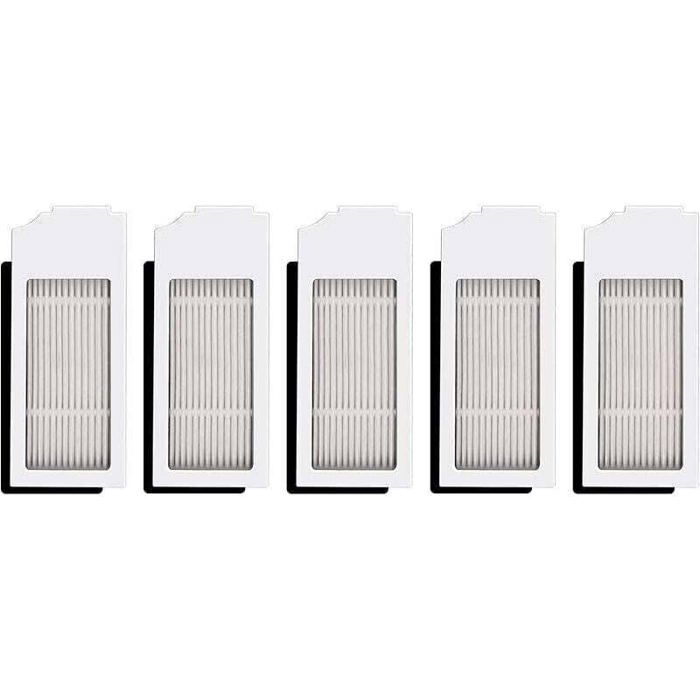 (5 Pièces) N20 Plus Filtres HEPA Blancs Compatibles Avec ECOVACS DEEBOT N20 Plus/ N20 Pro Plus/ X1 Omni/X1 Omni/T10 Plus/T10 T