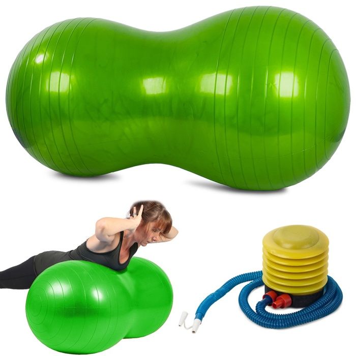 Ballon dexercice / Ballon de Pilates avec pompe - Vert cacahuète