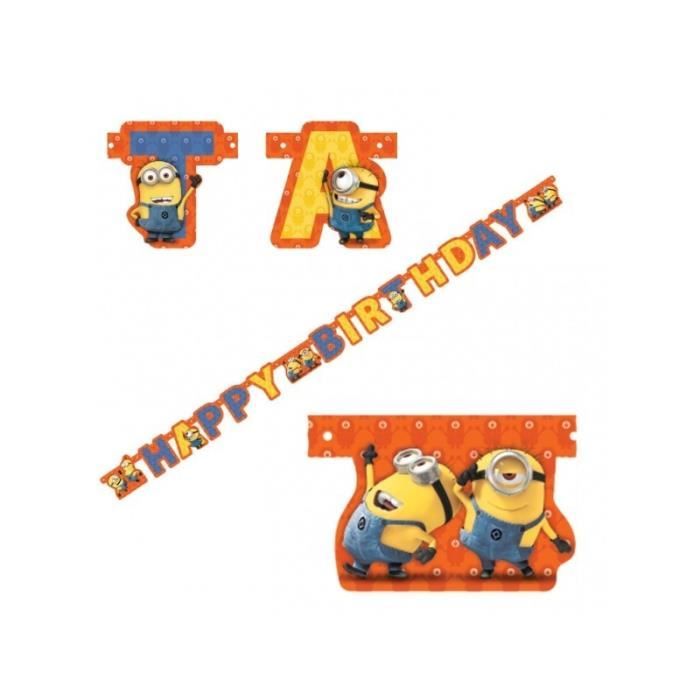 Guirlande D Anniversaire Happy Birthday Minion Moi Moche Et Mechant Achat Vente Banderole Banniere Cdiscount Guirlande D Anniversaire Happy Birthday Minion Moi Moche Et Mechant Achat Vente Banderole Banniere Cdiscount