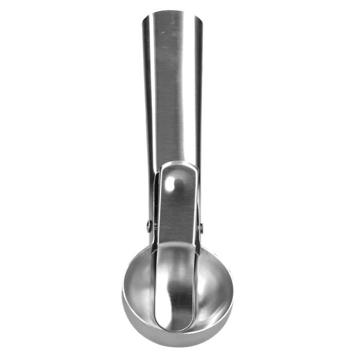 Lot De 2 Cuillères à Glace Antiadhésives En Acier Inoxydable (2 Grandes Tailles