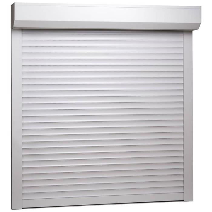 Volet Roulant Aluminium 100 X 100 Cm Blanc Achat Vente Volet