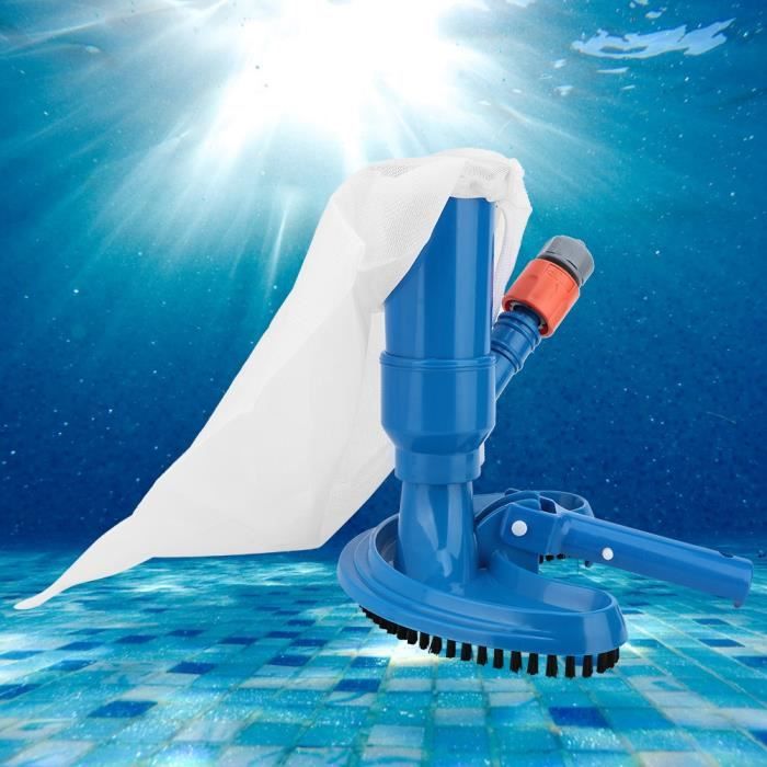 aspirateur ABEDOE pour lentretien de la piscine nettoyage de fontaine détang saleté et sable limon Aspirateur de piscine à jet feuilles