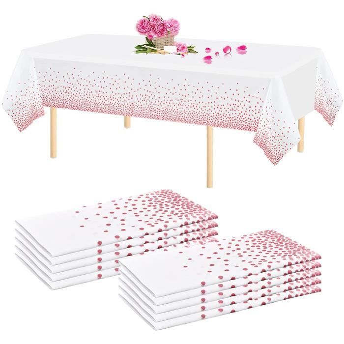 10 Paquets Dot Nappes Table Covers 54 