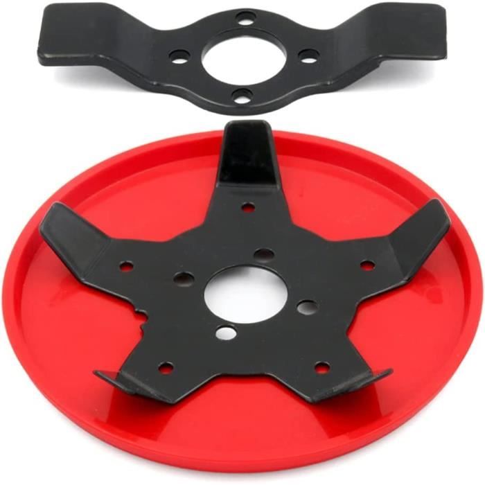 Attrezzo Diserbo Giardino - Testina Universale Per Tagliaerba Con 2 Lame, Taglio Efficiente Erbacce