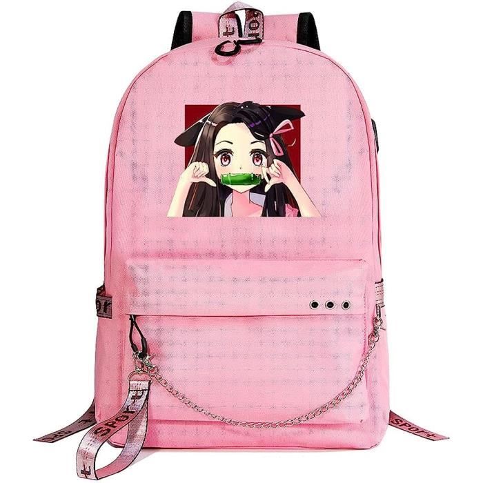 Sac à Dos K-Pop Demon Hunter - USB Charging, Compartiment 15,6" - Pour école, Voyage, Fans K-Pop - 46x29x16cm