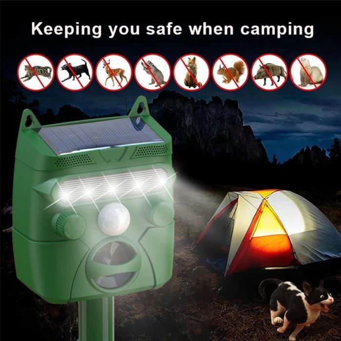 Repulsif Chat Ultrason 2 Pièces, Répulsif Chat,Étanche IP65