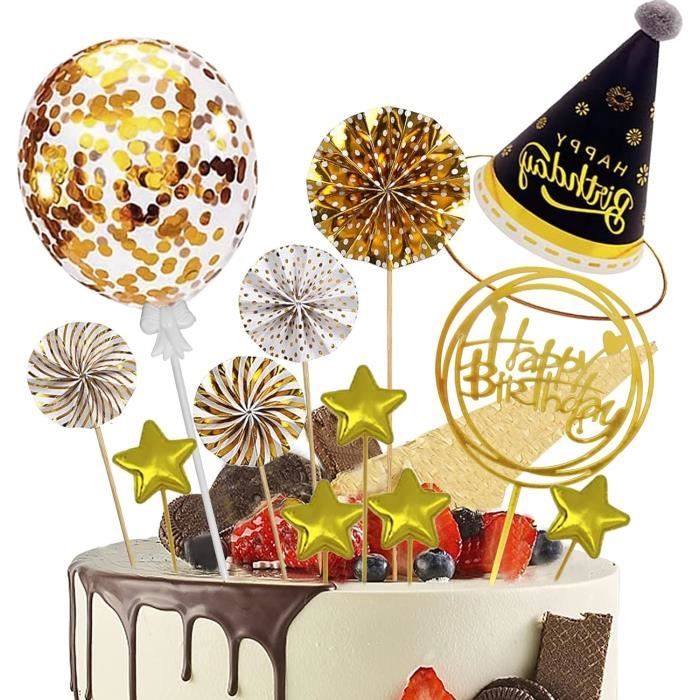 Decoration Gateau Basketball Gateau Topper Anniversaire, 6 Pièces Cake Topper Basketball